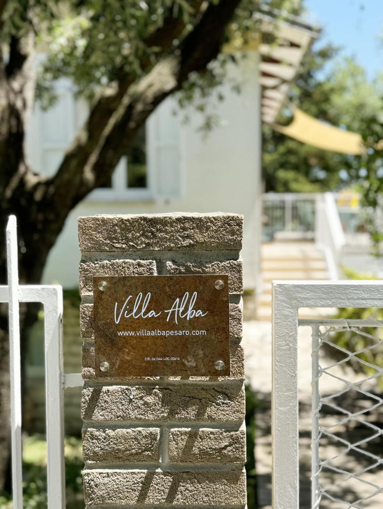 Villa Alba Pesaro Trebbiantico Exterior foto